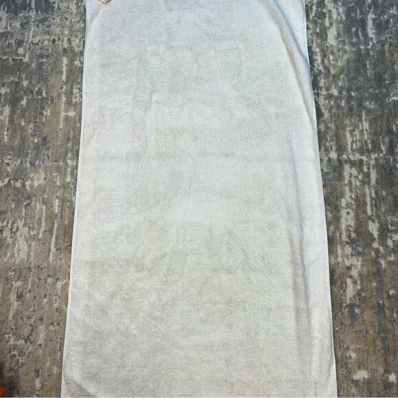 Vintage 70s Burlington House Mountain Scene Plush Bath Towel & Washcloth Set - Picture 8 of 9